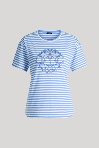 Cornflower T-Shirt Tele in Blau/Weiß gestreift