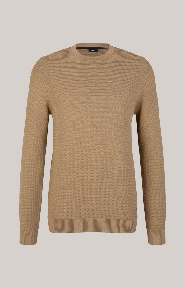Conrados Knitted Sweater in Light Brown