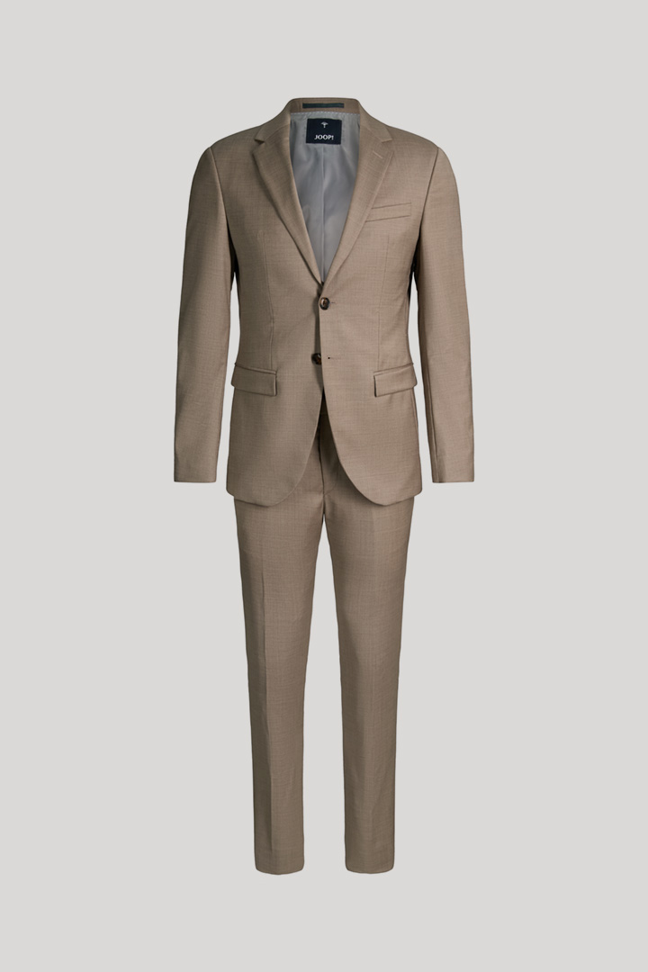 Leads to product detail page "Damon-Gun Suit in Light Brown"