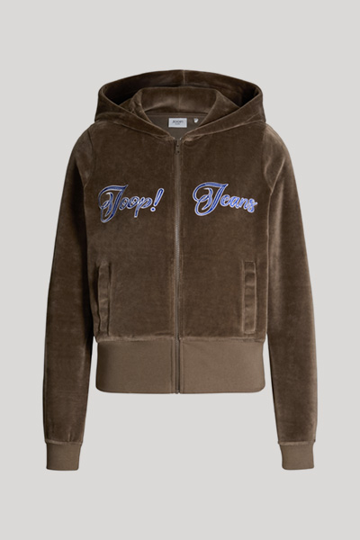 Torina Sweatshirt Hoodie in Khaki
