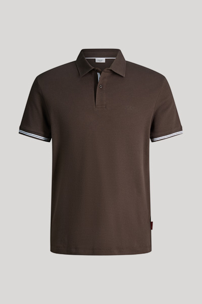 Amare polo shirt in dark brown