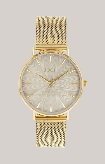 Damski zegarek w złotym kolorze