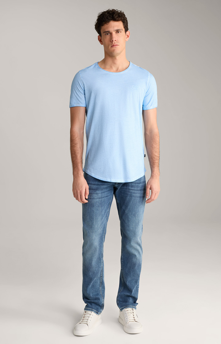T-shirt Clark w kolorze jasnoniebieskim