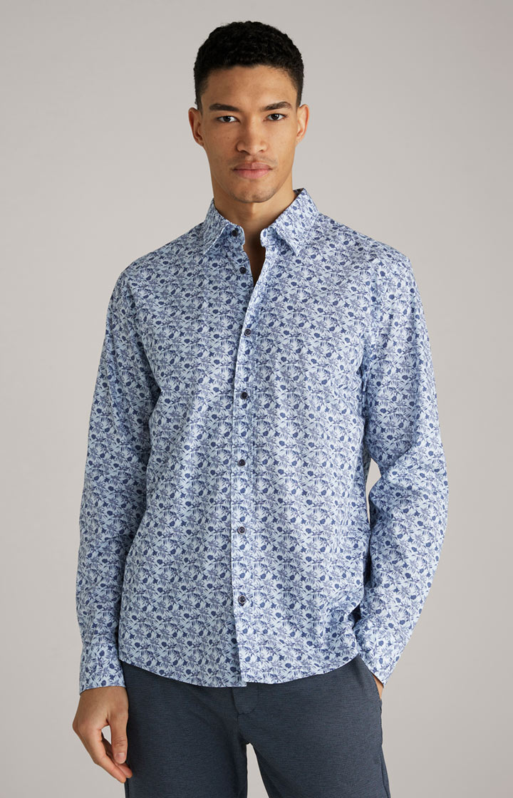 Hanson Shirt in a Light Blue Pattern