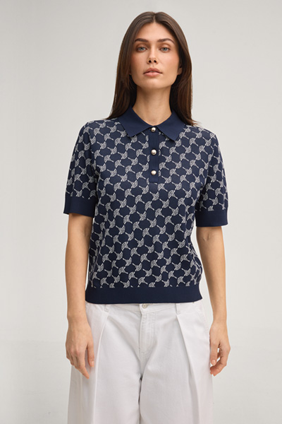 Cornflower Poloshirt Kella in Navy