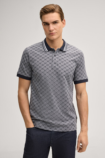 Cornflower-Poloshirt Jessino in Dunkelblau