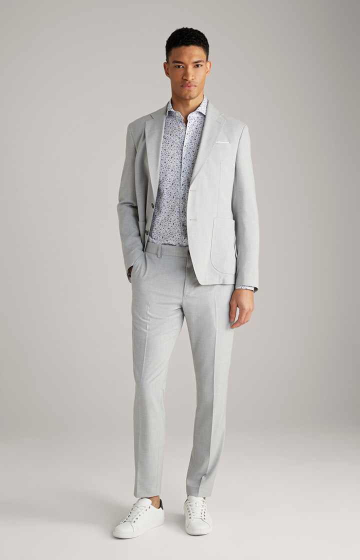 Hoverst-Hank Modular Suit in Textured Grey
