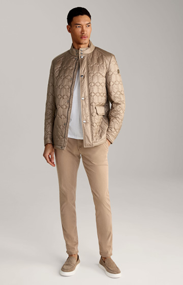 Claylor Quilted Jacket in Light Brown