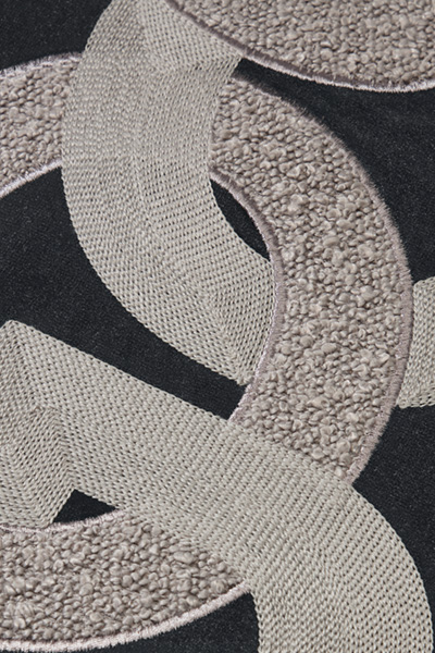 Leads to product detail page "Joop! fabrics studio cushion with fleece filling in black, 50 x 50 cm"