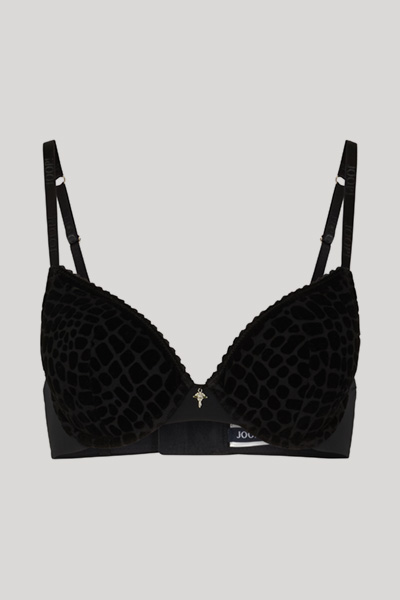 T-Shirt-BH in Schwarz