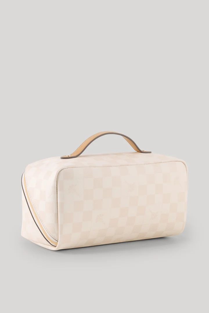 Führt zu Produktdetailseite „Beauty-Case Cortina Piazza Zea in Ecru"