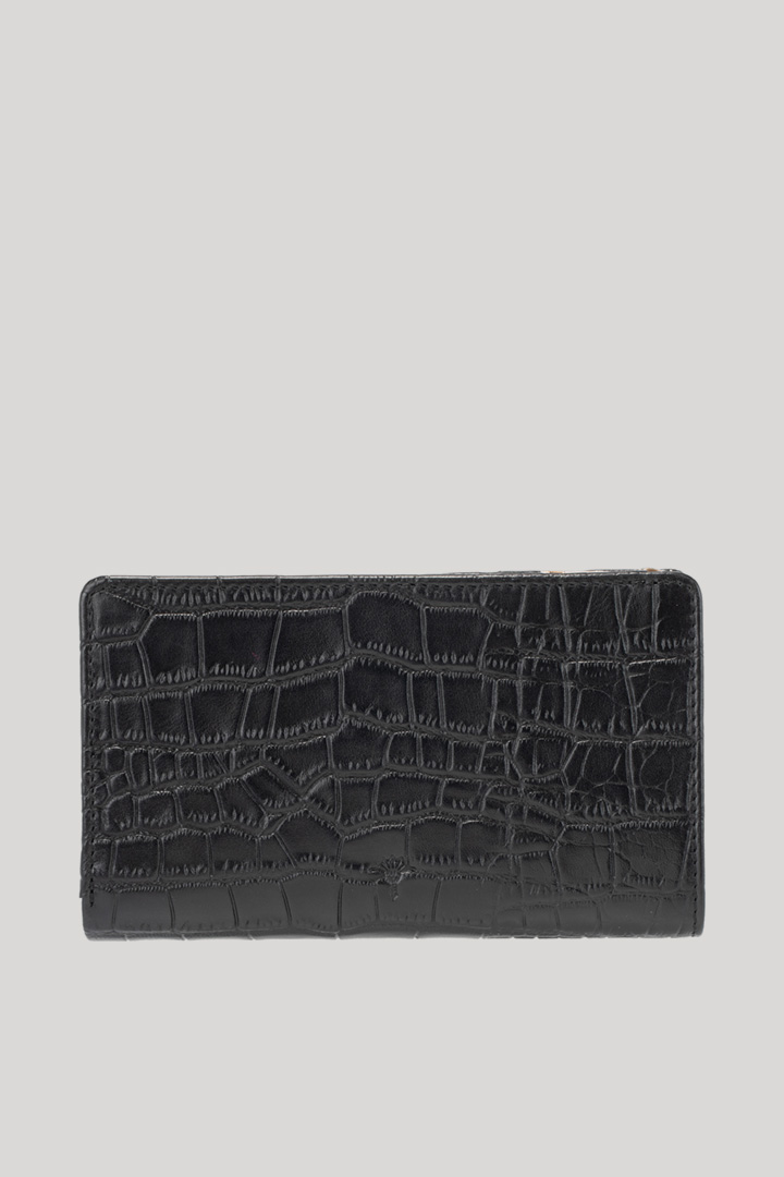 Leads to product detail page "Coccodrillo belinda purse in black"