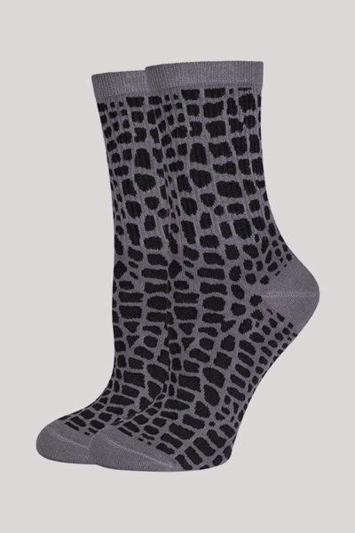 Socks in Dark Grey Marl