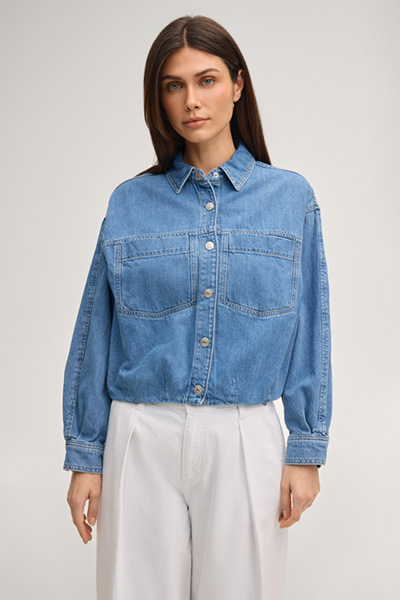 Imke denim blue jacket