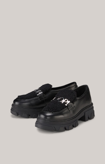 Peluche Camy Slip-on Loafers in Black