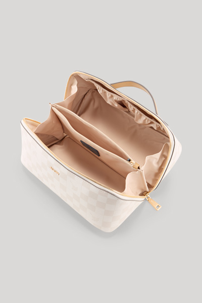 Führt zu Produktdetailseite „Beauty-Case Cortina Piazza Zea in Ecru"