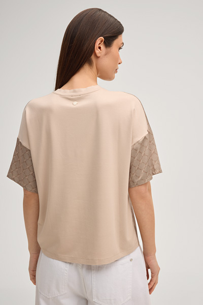 Tracy Cornflower T-shirt in Light Brown