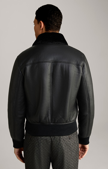 Sonan Leather Jacket in Black