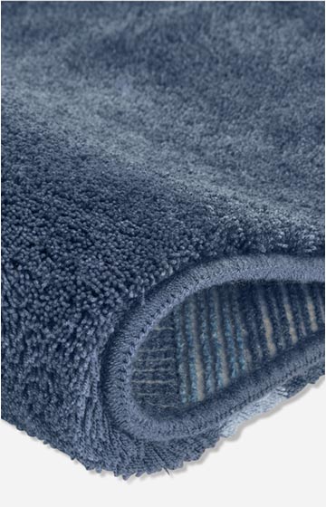 JOOP! CHECKS bath mat in navy, 70 x 120 cm