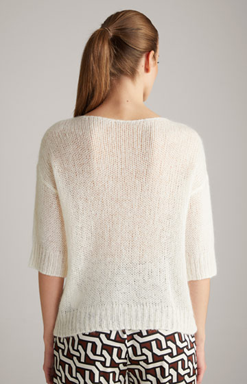 Knitted Sweater in Cream