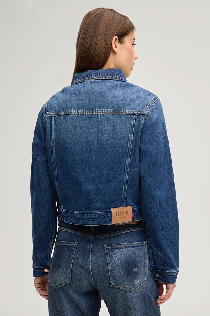 Imani denim jacket in blue denim