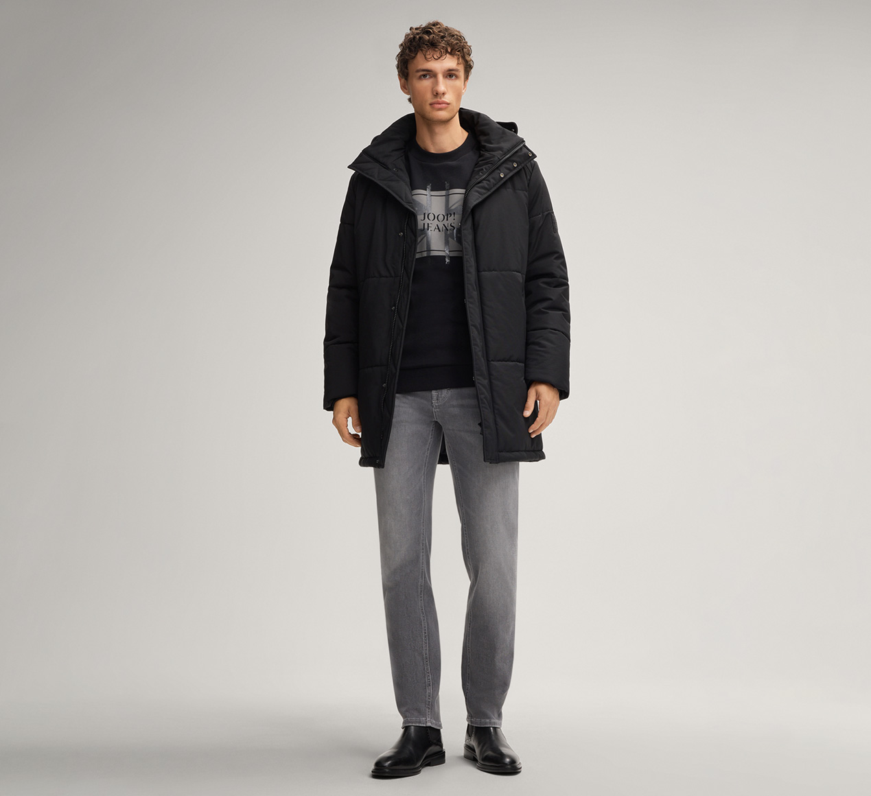 JOOP! presents the product Aldvino Sweatshirt in Black from the category T-Shirts & Sweatshirts