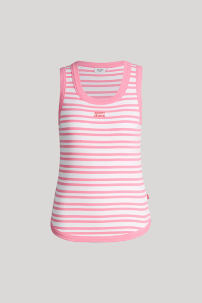 Top Tiani in pink/white stripes