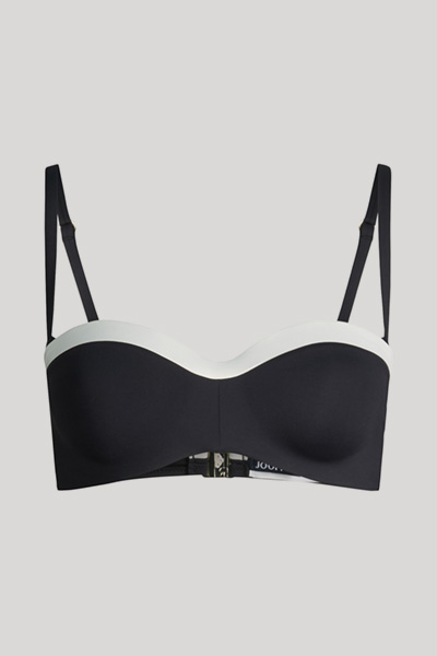 Bandeau-Bikini-Top in Schwarz