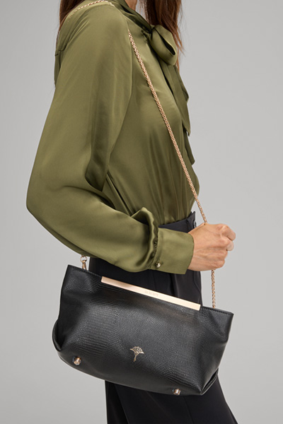 Destino Audrey Shoulder Bag in Black