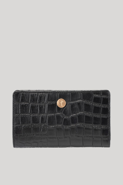Leads to product detail page "Coccodrillo belinda purse in black"