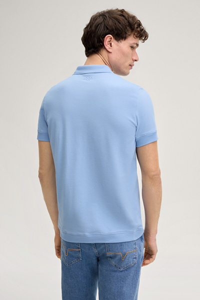 Poloshirt Cedricoa in Hellblau