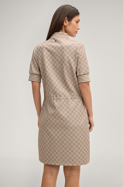 Toina sweatshirt dress in beige cornflower