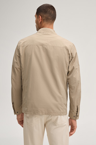 Roger suede leather jacket in light brown