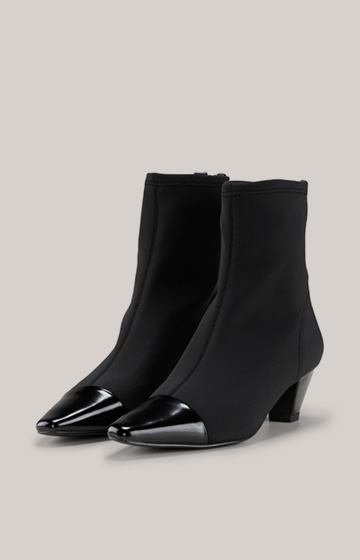 Misto Tia Ankle Boots in Black