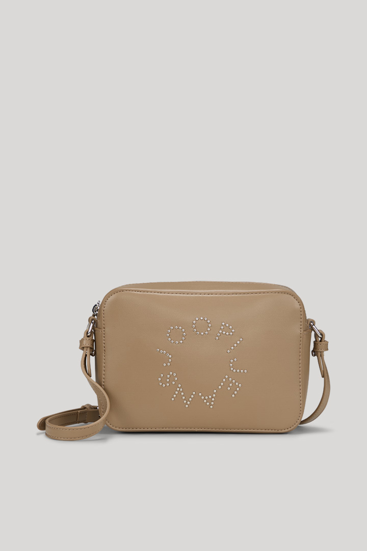 Leads to product detail page "Giro Borchia Cloe Shoulder Bag in Beige"