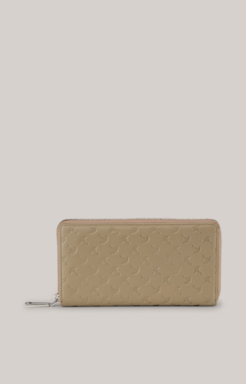 Leggero Stampa Yura Wallet in Beige