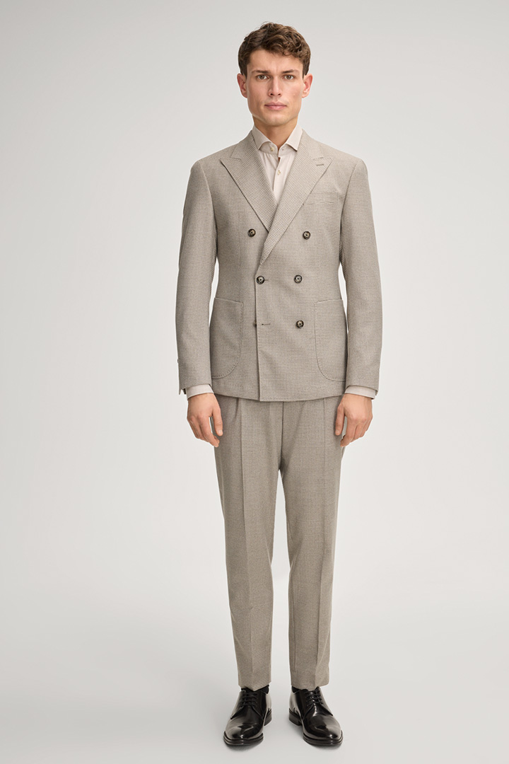 Führt zu Produktdetailseite „Anzug Heazy-Rennet in Beige gemustert"