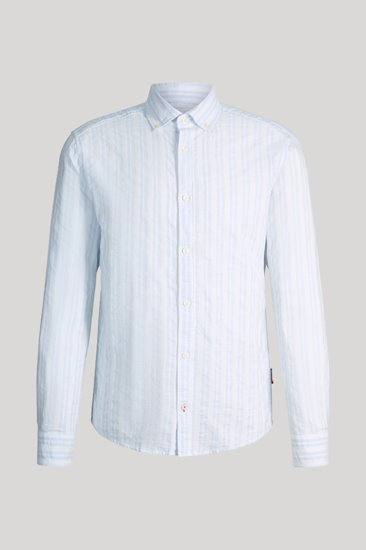 Führt zu Produktdetailseite „Hemd Heli in Hellblau gestreift"