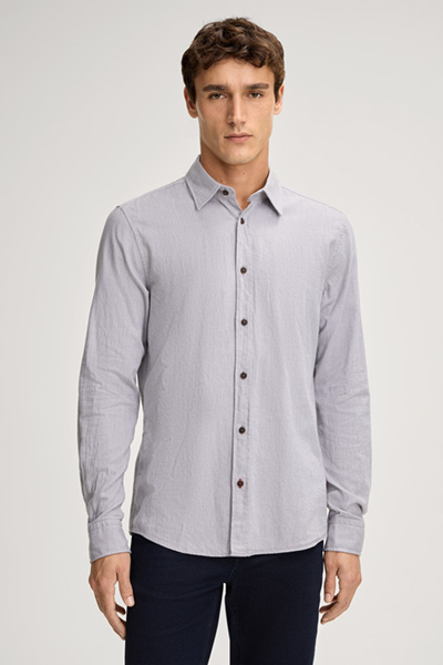 Hanson Shirt in Light Grey