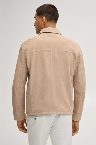 Baks leather jacket in light beige