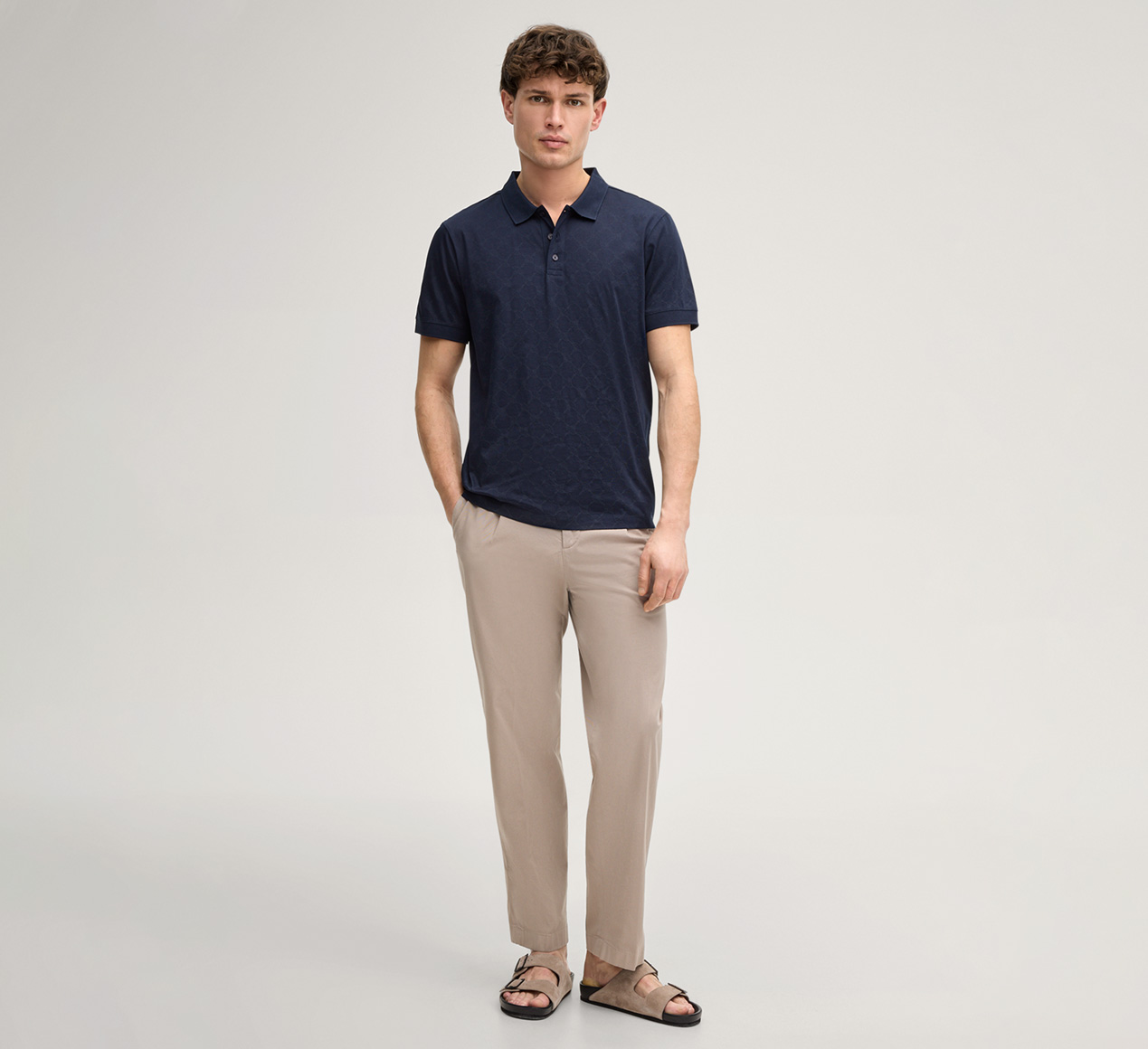 JOOP! präsentiert das Produkt Cornflower Poloshirt Jesse in Navy aus der Kategorie T-Shirts & Sweats