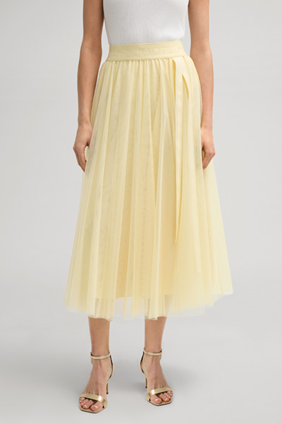 Fridi Tulle Skirt in Yellow