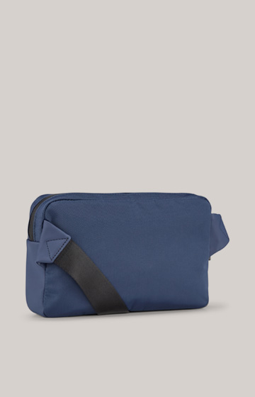 Atessa Lino Crossbody Bag in Dark Blue