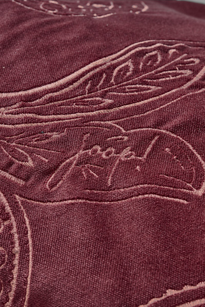 JOOP! PAISLEY decorative cushion cover in rouge, 50 x 50 cm