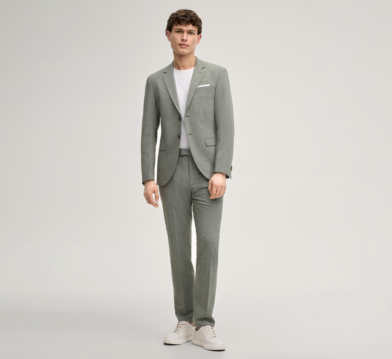 JOOP! presents the product Damon-Gun Suit in Green Melange from the category Suits