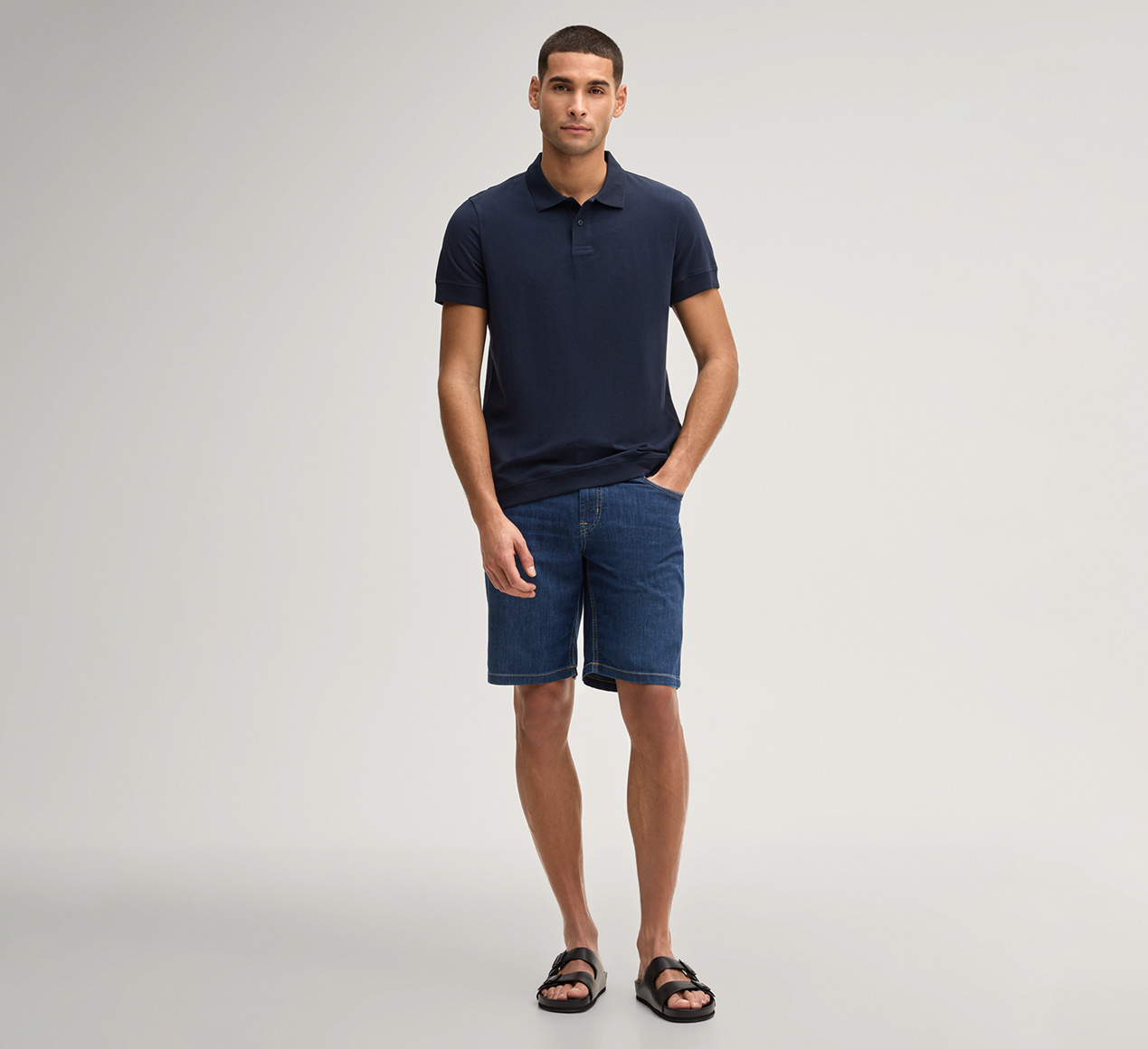 JOOP! presents the product Mabrouk denim shorts in dark blue from the category Jeans