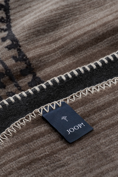 Wohndecke JOOP! PAISLEY in Schwarz, 150 x 200 cm