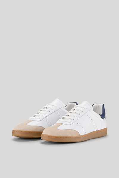 Misto Ike Trainers in White/Blue