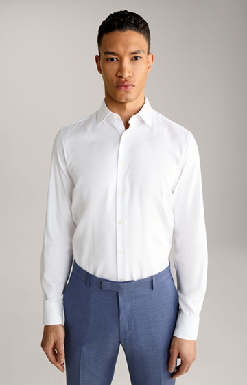 Baumwoll-Hemd Matio in Weiß