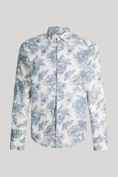 Hansen shirt in off-white with a pattern